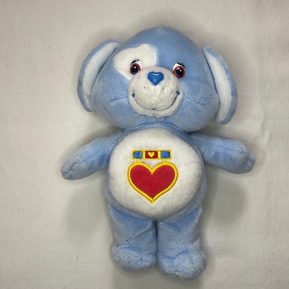 Care Bear Cousins Loyal Heart Dog Blue 8" Plush Stuffed Animal